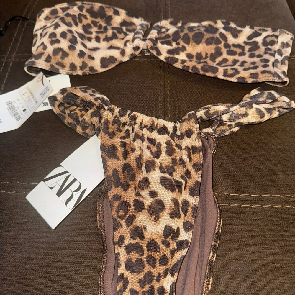 Zara Animal Print Bikini Set